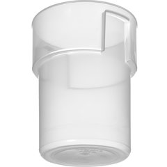 220530 Polypropylene Bain Marie Food Storage Container 22 qt - Translucent
