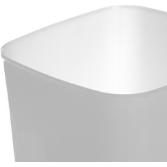 156802 StorPlus™ Polyethylene Space Saver Food Storage Container 8 qt - White