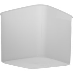 155602 StorPlus™ Polyethylene Space Saver Food Storage Container 6 qt - White