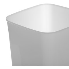 155602 StorPlus™ Polyethylene Space Saver Food Storage Container 6 qt - White