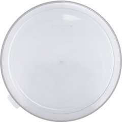 125230 Polypropylene Bain Marie Food Storage Container Lid 12 - 22 qt - Translucent
