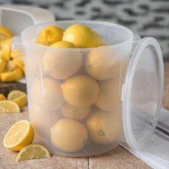 060530 Polypropylene Bain Marie Food Storage Container 6 qt - Translucent