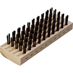 4578100 Brush w/Steel Bristles 7-3/4" x 2-5/8" - Tan