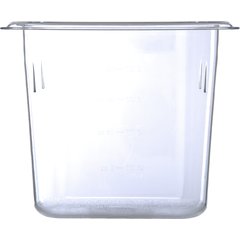 3068807 StorPlus™ Polycarbonate Food Pan 1/9 Size, 6" Deep - Clear