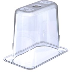 3068807 StorPlus™ Polycarbonate Food Pan 1/9 Size, 6" Deep - Clear