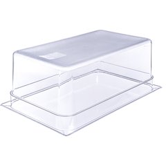 10203B07 StorPlus™ Polycarbonate Food Pan Full-Size, 8" Deep - Clear