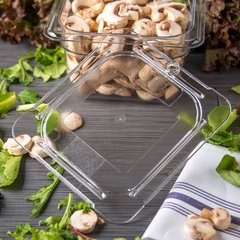 10316U07 StorPlus™ Polycarbonate Flat Universal Lid 1/6 Size - Clear