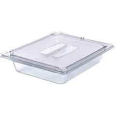 10220B07 StorPlus™ Polycarbonate Food Pan 1/2 Size, 2.5" Deep - Clear
