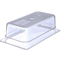 3066107 StorPlus™ Polycarbonate Food Pan 1/3 Size, 4" Deep - Clear
