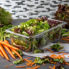 3066107 StorPlus™ Polycarbonate Food Pan 1/3 Size, 4" Deep - Clear