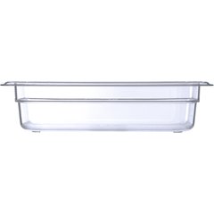 3068007 StorPlus™ Polycarbonate Food Pan 1/4 Size, 2.5" Deep - Clear