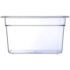3068207 StorPlus™ Polycarbonate Food Pan 1/4 Size, 6" Deep - Clear