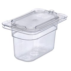 10336U07 StorPlus™ Polycarbonate Flat Universal Lid 1/9 Size - Clear