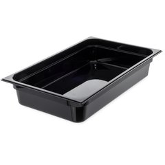 10401B03 StorPlus™ High Heat Food Pan Full-Size, 4" Deep - Black