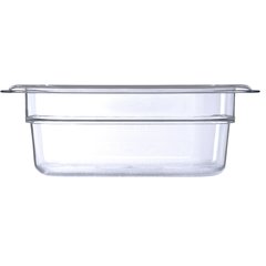 3068307 StorPlus™ Polycarbonate Food Pan 1/6 Size, 2.5" Deep - Clear