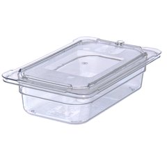 3068007 StorPlus™ Polycarbonate Food Pan 1/4 Size, 2.5" Deep - Clear