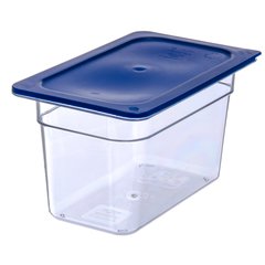 3068207 StorPlus™ Polycarbonate Food Pan 1/4 Size, 6" Deep - Clear