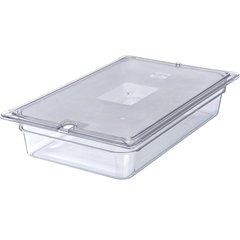10201B07 StorPlus™ Polycarbonate Food Pan Full-Size, 4" Deep - Clear