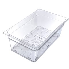 1021507 StorPlus™ Polycarbonate Food Pan Drain Grate Full-Size - Clear