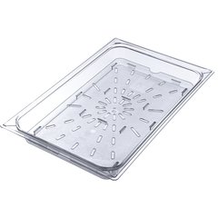 1021507 StorPlus™ Polycarbonate Food Pan Drain Grate Full-Size - Clear