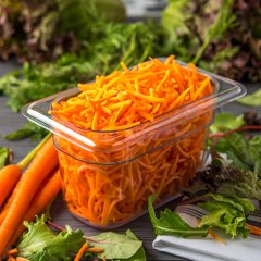 3068707 StorPlus™ Polycarbonate Food Pan 1/9 Size, 4" Deep - Clear