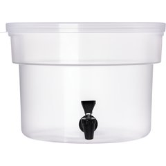 221930 Round Beverage Dispenser 3 Gallon - See Thru