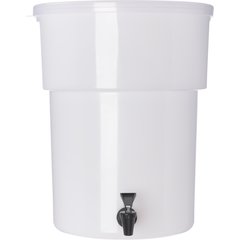 221002 Round Beverage Dispenser 5 Gallon - White