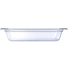 10220B07 StorPlus™ Polycarbonate Food Pan 1/2 Size, 2.5" Deep - Clear