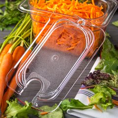 10337U07 StorPlus™ Polycarbonate Notched Universal Lid 1/9 Size - Clear