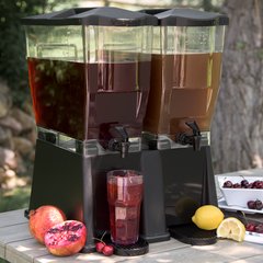 1085303 TrimLine™ Economy Double Base 2 x 3.5 gal - Black