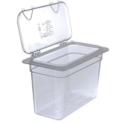 3066907 StorPlus™ Polycarbonate Food Pan 1/3 Size, 8" Deep - Clear