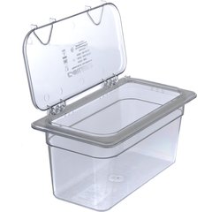 3066207 StorPlus™ Polycarbonate Food Pan 1/3 Size, 6" Deep - Clear