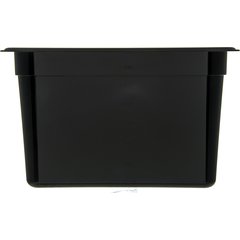 3066903 StorPlus™ Polycarbonate Food Pan 1/3 Size, 8" Deep - Black