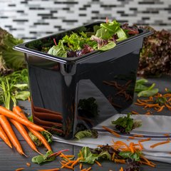 3066903 StorPlus™ Polycarbonate Food Pan 1/3 Size, 8" Deep - Black