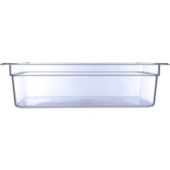 10202B07 StorPlus™ Polycarbonate Food Pan Full-Size, 6" Deep - Clear