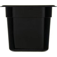 3088503 StorPlus™ High Heat Food Pan 1/6 Size, 6" Deep - Black