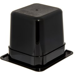3068503 StorPlus™ Polycarbonate Food Pan 1/6 Size, 6" Deep - Black