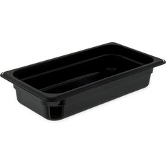 3086003 StorPlus™ High Heat Food Pan 1/3 Size, 2.5" Deep - Black