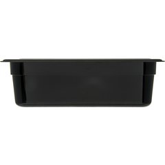 3086103 StorPlus™ High Heat Food Pan 1/3 Size, 4" Deep - Black