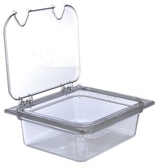 10221B07 StorPlus™ Polycarbonate Food Pan 1/2 Size, 4" Deep - Clear