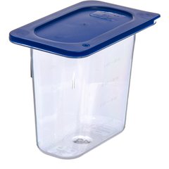 3068807 StorPlus™ Polycarbonate Food Pan 1/9 Size, 6" Deep - Clear