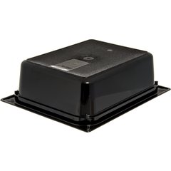 10221B03 StorPlus™ Polycarbonate Food Pan 1/2 Size, 4" Deep - Black