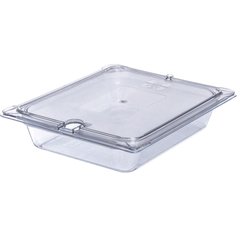 10220B07 StorPlus™ Polycarbonate Food Pan 1/2 Size, 2.5" Deep - Clear