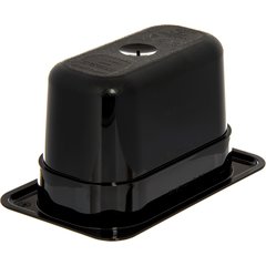 3068703 StorPlus™ Polycarbonate Food Pan 1/9 Size, 4" Deep - Black