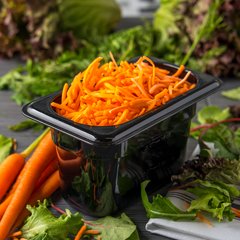 3068703 StorPlus™ Polycarbonate Food Pan 1/9 Size, 4" Deep - Black