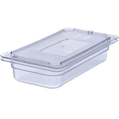 10276U07 StorPlus™ Polycarbonate Flat Universal Lid 1/3 Size - Clear