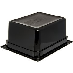 10222B03 StorPlus™ Polycarbonate Food Pan 1/2 Size, 6" Deep - Black