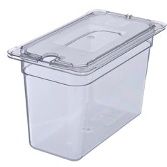 3066907 StorPlus™ Polycarbonate Food Pan 1/3 Size, 8" Deep - Clear
