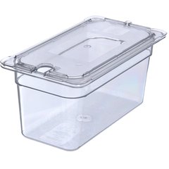3066207 StorPlus™ Polycarbonate Food Pan 1/3 Size, 6" Deep - Clear