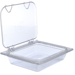 10220B07 StorPlus™ Polycarbonate Food Pan 1/2 Size, 2.5" Deep - Clear